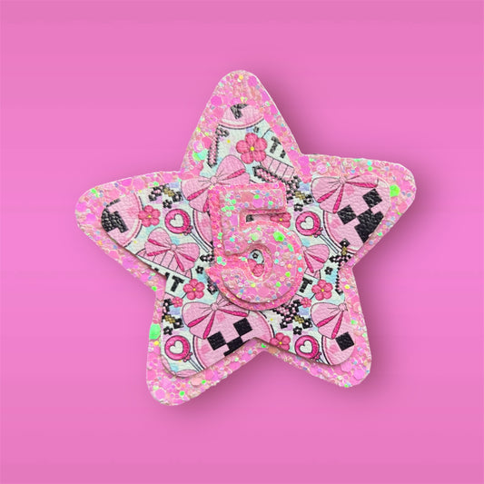 Minecraft girls birthday badge