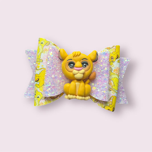 Simba hair bow