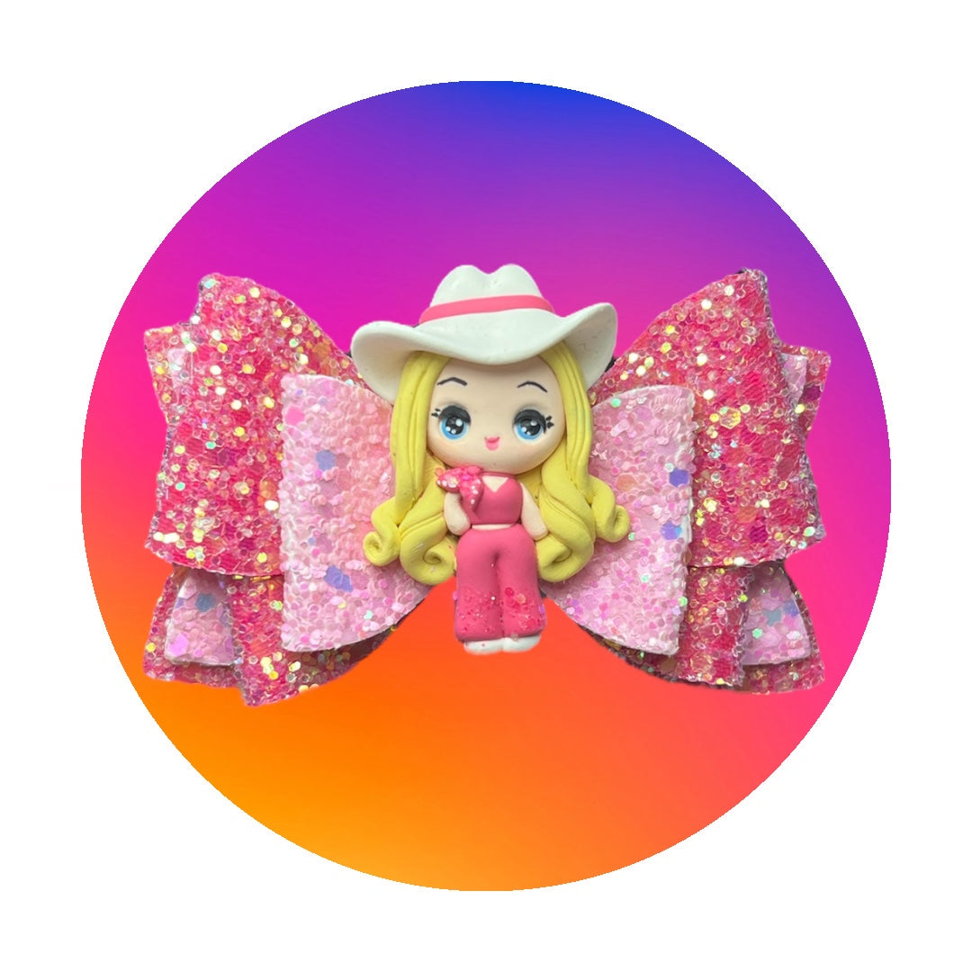 Babe cowgirl hair bow