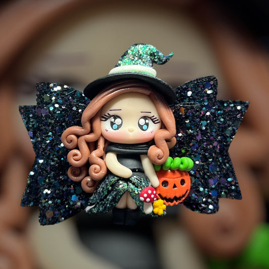 Witch hair bow (discounted)