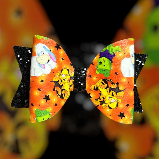 Winnie the Pooh Halloween hair bow