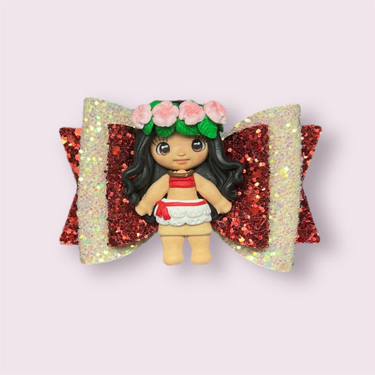 Moana hair bow