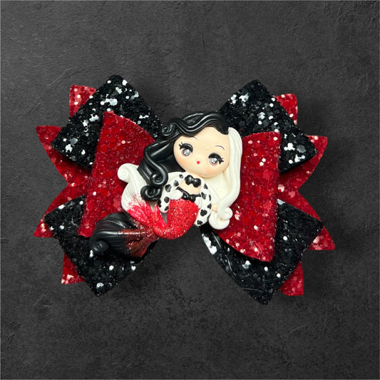Cruella mermaid hair bow