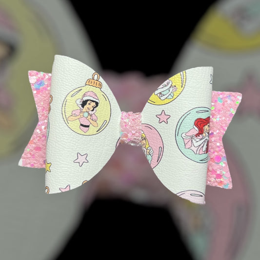 Princess bauble hair bow