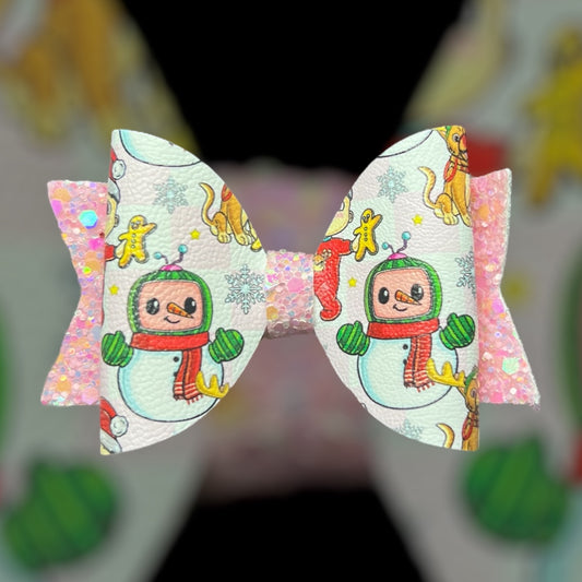 Coco Christmas hair bow