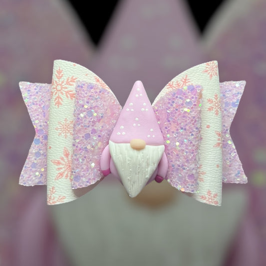Pink gonk hair bow (ONCE ITS GONE ITS GONE)