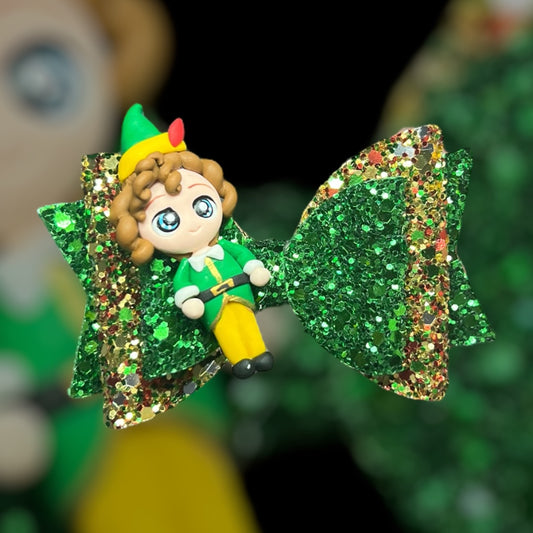 Buddy the elf hair bow