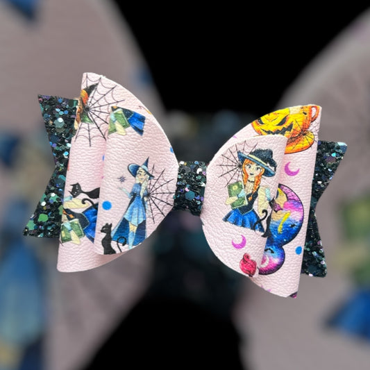 Princess Halloween hair bow