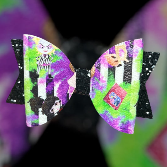 Beetle Halloween hair bow