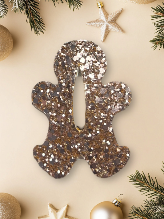 Gingerbread hair slide set