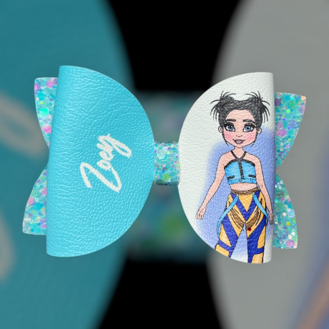 Kpop demons hair bow