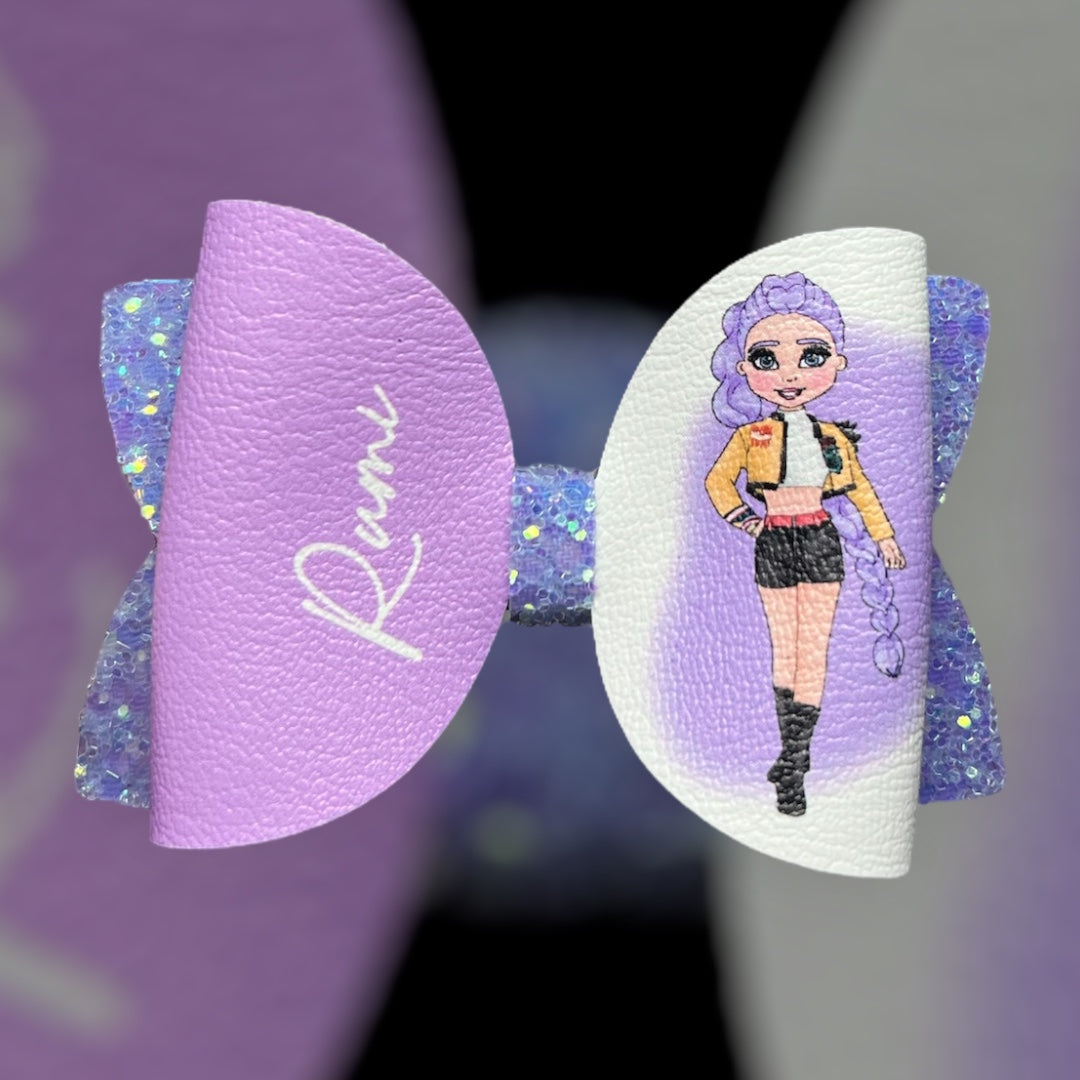 Kpop demons hair bow