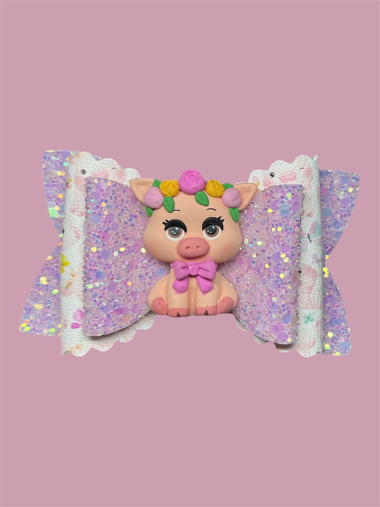 Pig hair bow