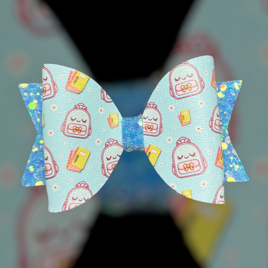 School bags hair bow