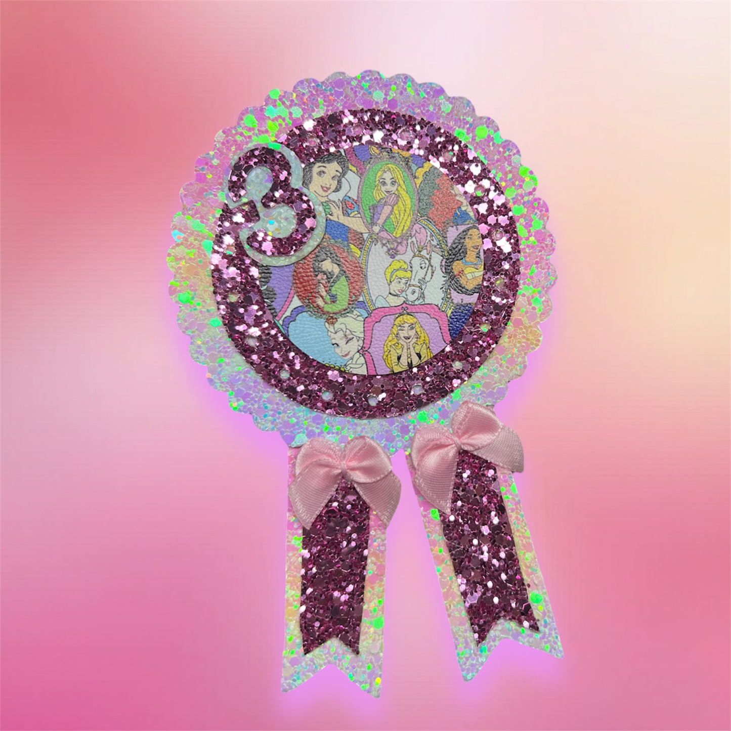 Princess birthday badge